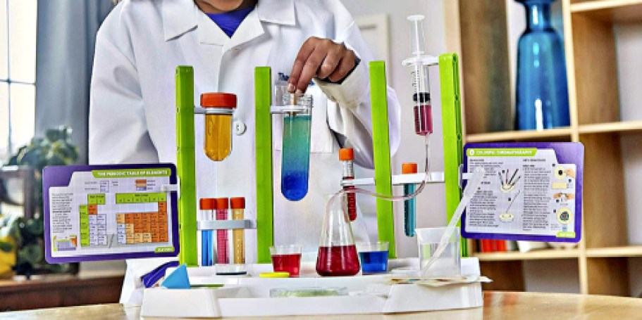 Ooze Labs 57-Piece Chemistry Set ONLY $11 on Amazon | Includes 20 Experiments!