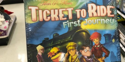 Ticket to Ride First Journey Board Game Only $17.50 on Amazon or Target.online (Regularly $35)