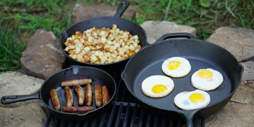 Ozark Trail Cast Iron Skillet 3-Piece Set Only $14.88 on Walmart.online (Regularly $30)