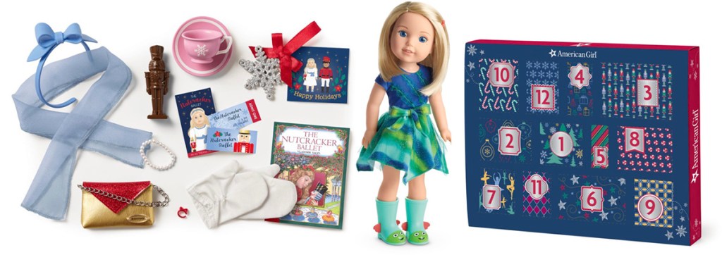 american girl doll and advent calendar