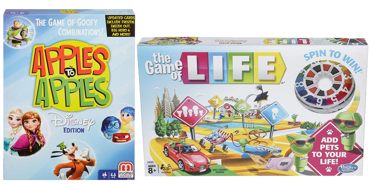 apples to apples disney and the game of life stock images