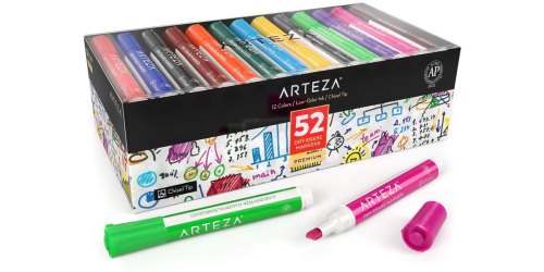 ARTEZA Dry Erase Markers 52-Count Box Just $14.62 Shipped at Amazon