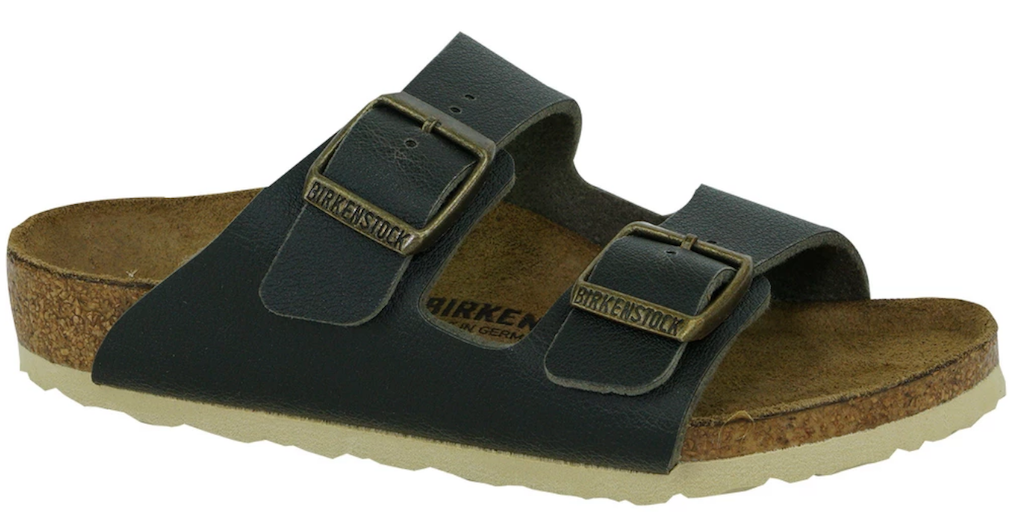 birkenstock in black with straps