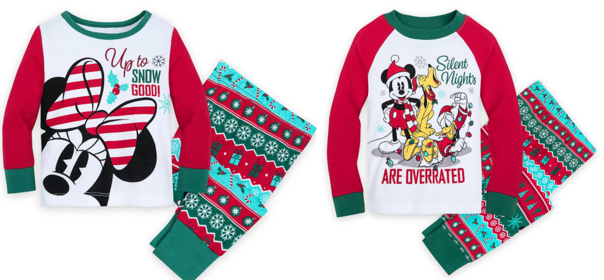 disney christmas pajama sets