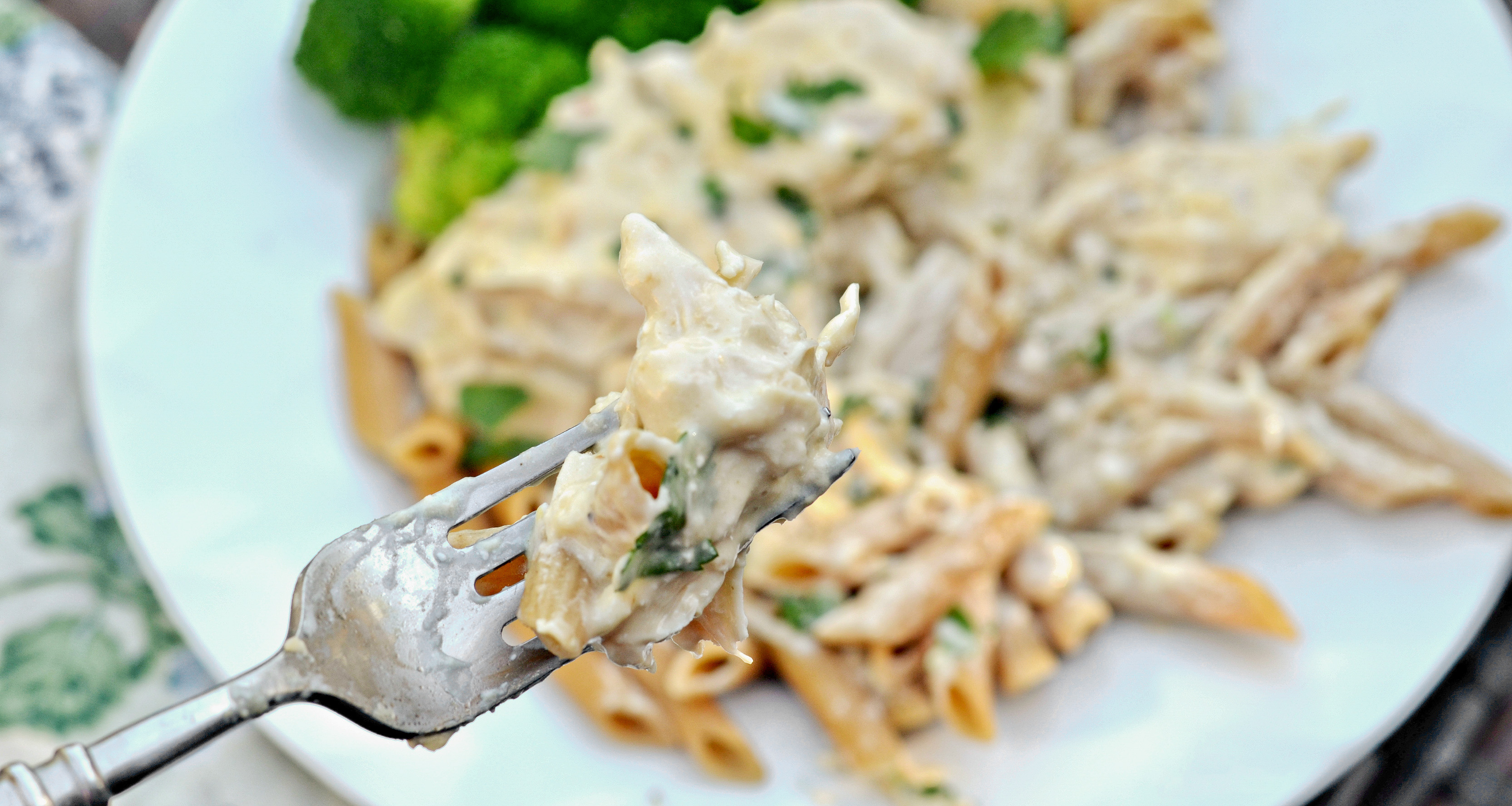 italian chicken on a plate, one of our easy crock pot meals