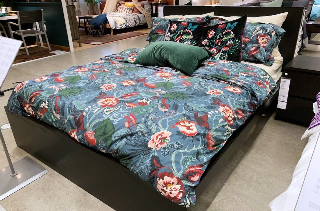 IKEA floral duvet cover