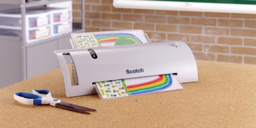 Scotch Thermal Laminator + 52 Letter-Size Laminating Pouches Only $17.49 at Walmart (Regularly $35)