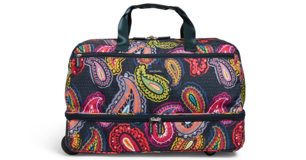 vera bradley wheeled luggage