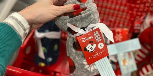 Kids Holiday Fleece Pants Only $3.50 Shipped at Target.online | Disney, Rudolph + More