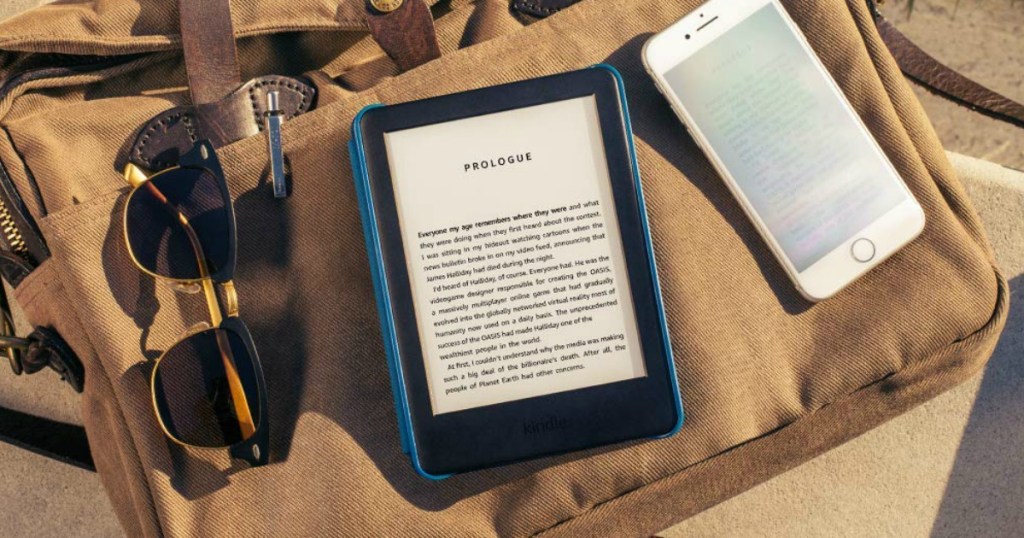 All-New Kindle Reader on Cargo Bag