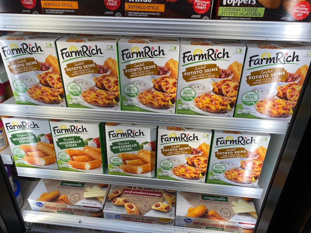 Farm Rich Appetizers inside Kroger Cooler