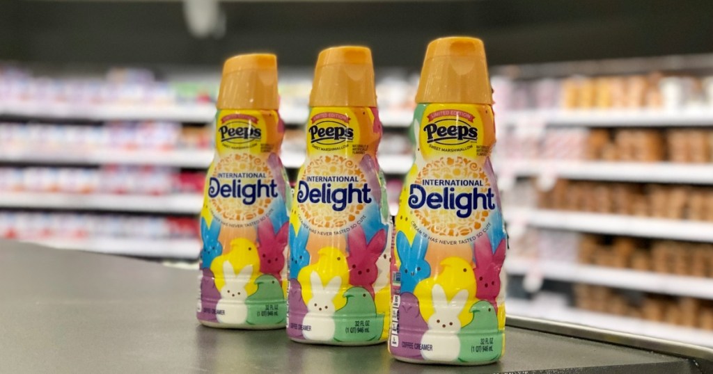 3 bottles of Peeps creamer