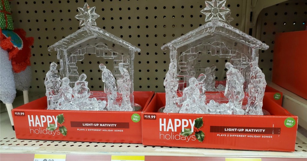 Light-up Nativity from Walgreens