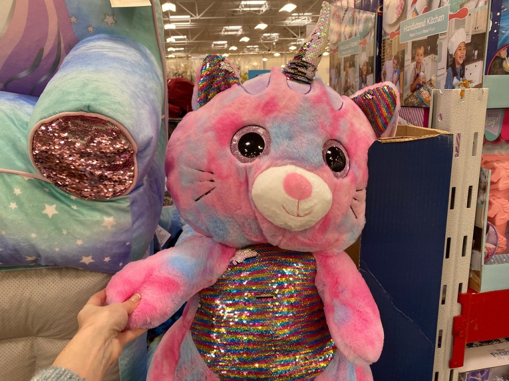 Magic Sequin Plush in Sam's Club Bin