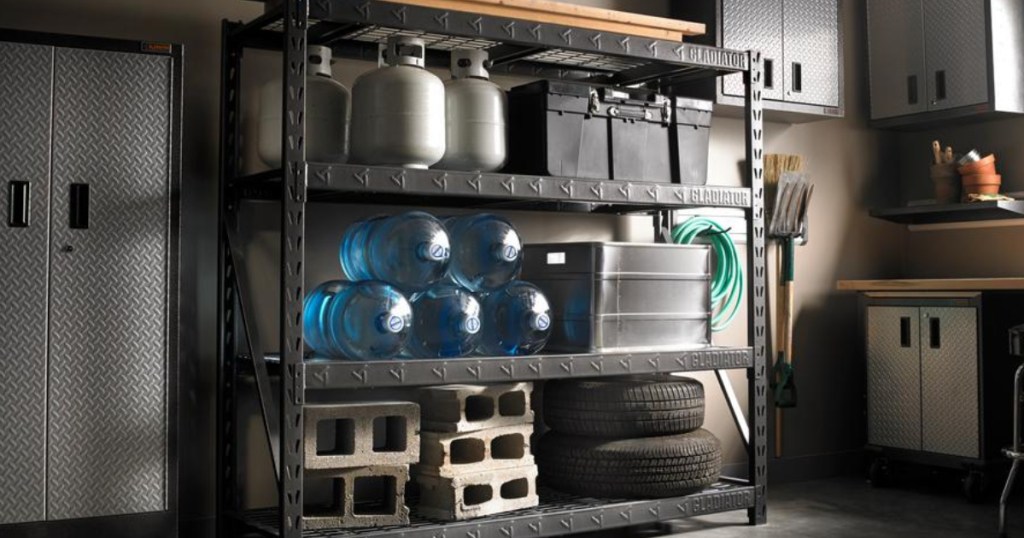 Gladiator 4-Shelf Welded Steel Garage Shelving Unit