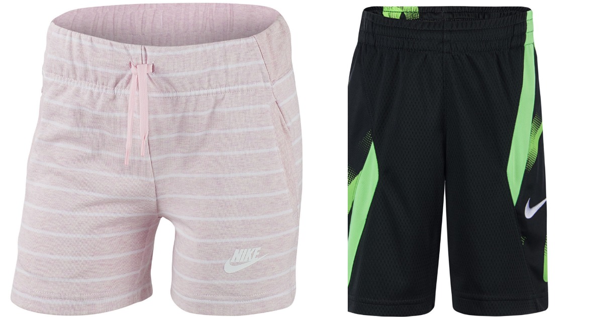 Nike Kids Shorts in pink or black