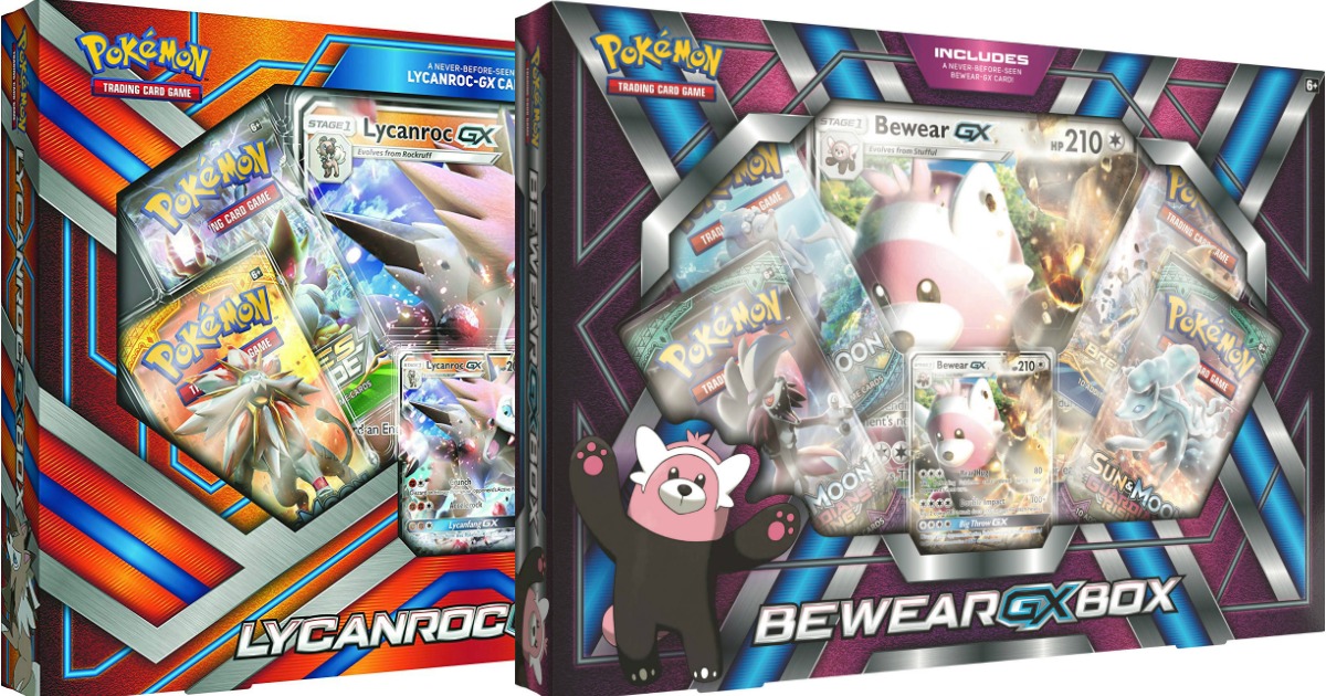 Pokemon GX boxes