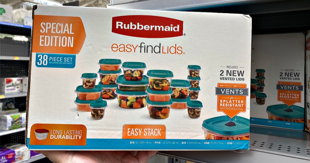 Rubbermaid 38-Piece Easy Find Lids