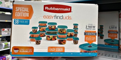 Rubbermaid Easy Find Lids 38-Piece Set as Low as $7 at Walmart