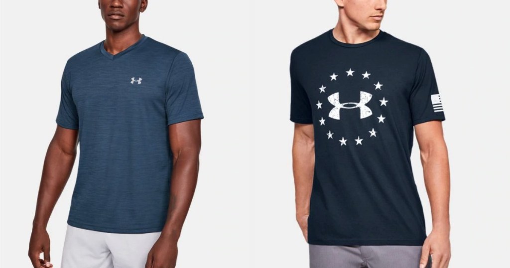 men modeling Under Armour Men's Tees