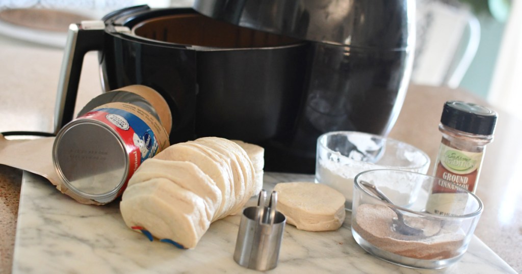 air fryer donuts ingredients from biscuits