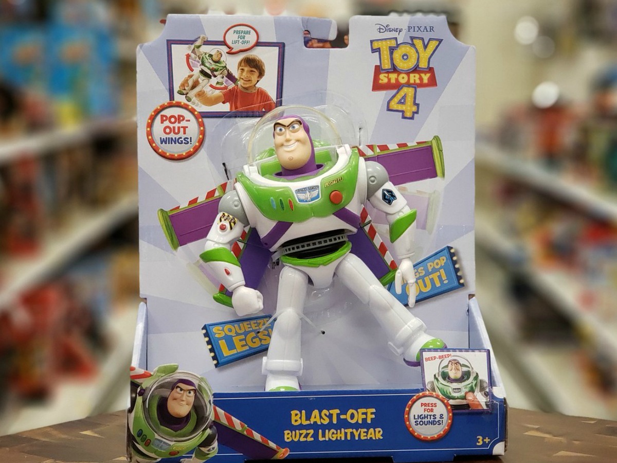 Disney Toy Story movie toy in store by display