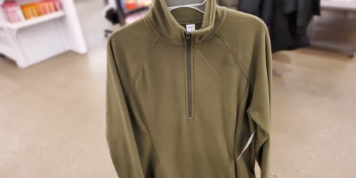 Old Navy Women’s Micro Performance Fleece Zip Jackets Only $8 (Regularly $29)