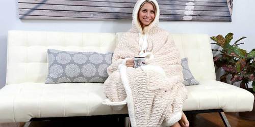 Hooded Snuggle Blanket Only $19.99 at Zulily | 18 Design Options