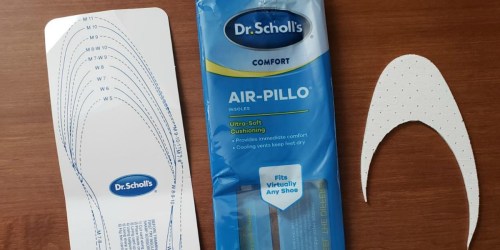 Dr. Scholl’s Air-Pillo Insoles for Men or Women Only $1.85