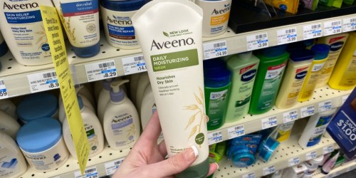 Aveeno & Lubriderm Lotions Only $3.74 Each After CVS Rewards