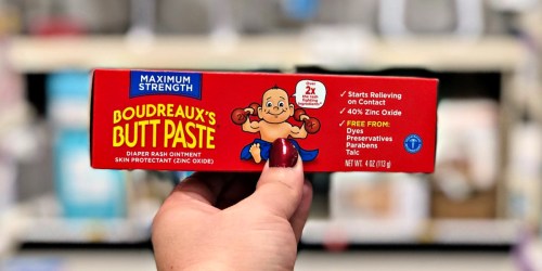 Over 40% Off Boudreaux’s Butt Paste Diaper Rash Ointment on Amazon