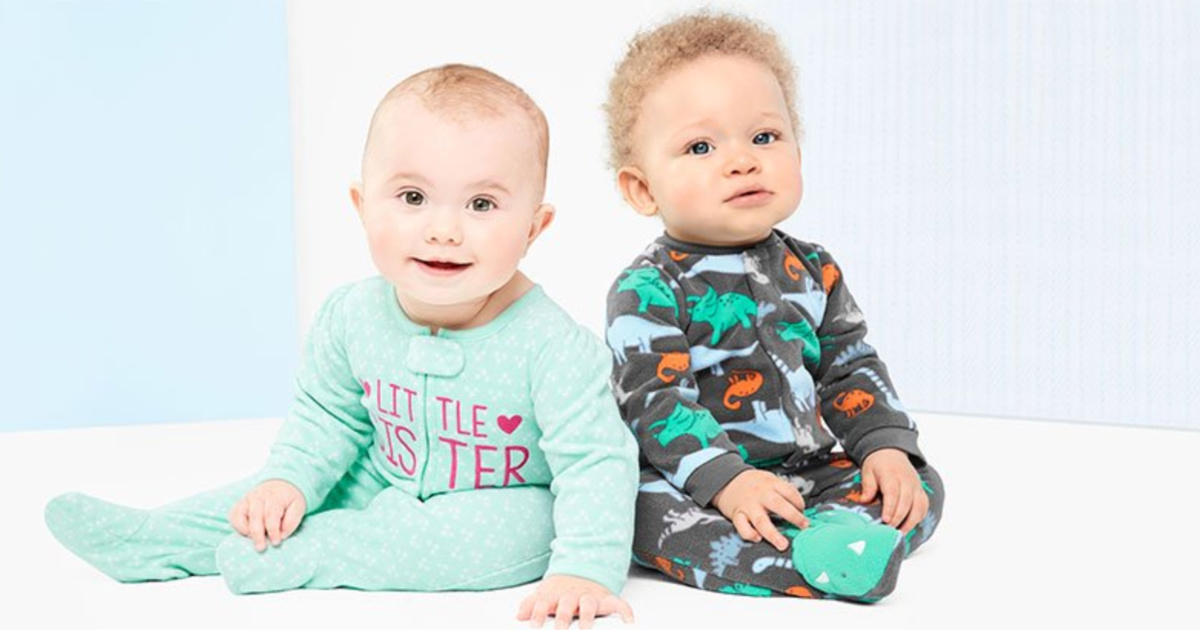 Child of Mine by Carter’s Footed Pajamas 2-Pack Only $7 at Walmart (Regularly $16) | Just $3.50 Each