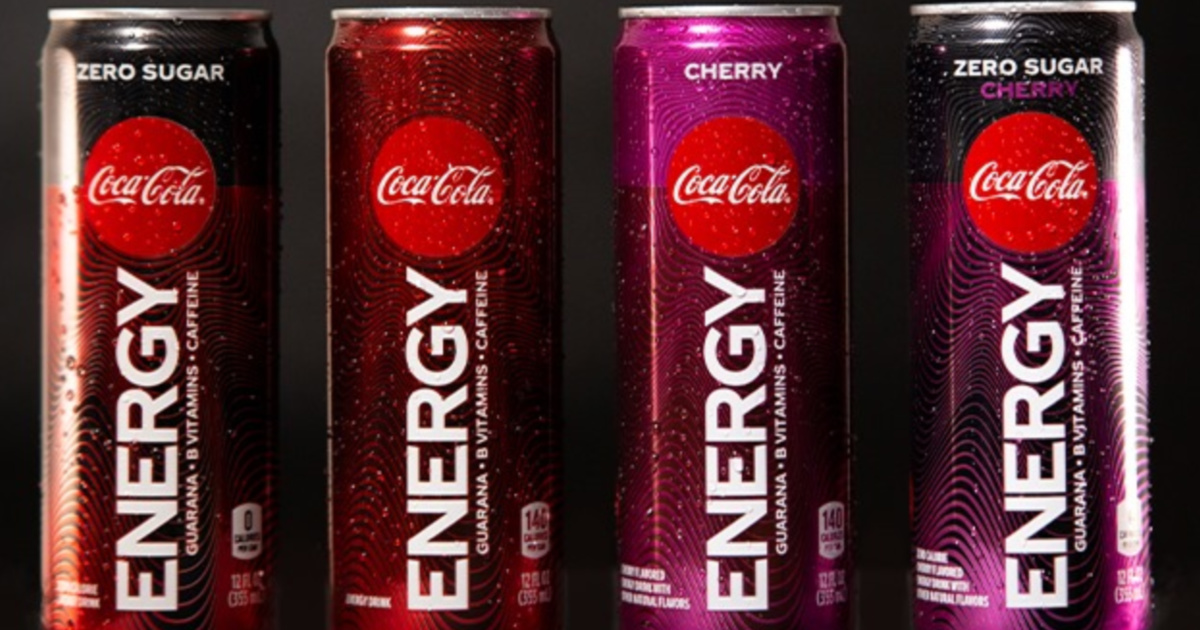 Coke Energy Drinks Cans