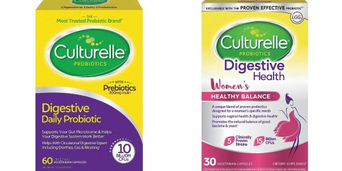 Up to 40% Off Culturelle Probiotics for Adults & Children + Free Shipping at Amazon