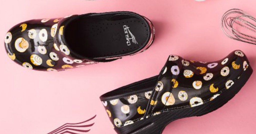 women's nursing shoes that have donuts on them