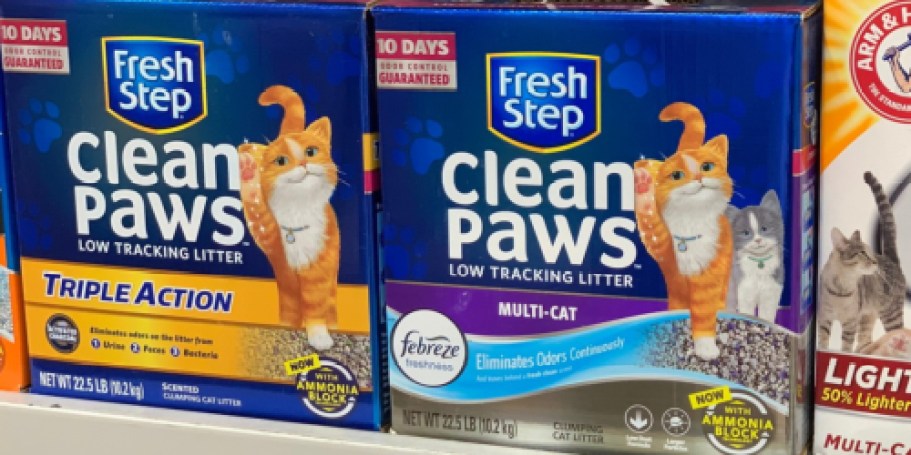 Fresh Step Cat Litter 18.5lb Box 2-Pack Only $14.67 Shipped for Amazon Prime Members