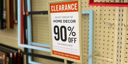 90% Off Home Decor Clearance at Hobby Lobby