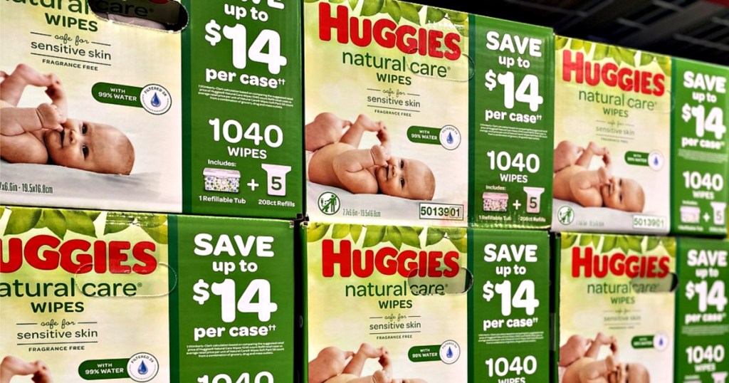 Huggies Natural Care 1,040-Count Wipes