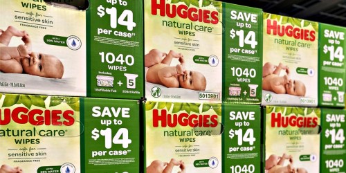 Huggies Natural Care 1,040-Count Wipes Only $18.98 Shipped at Sam’s Club