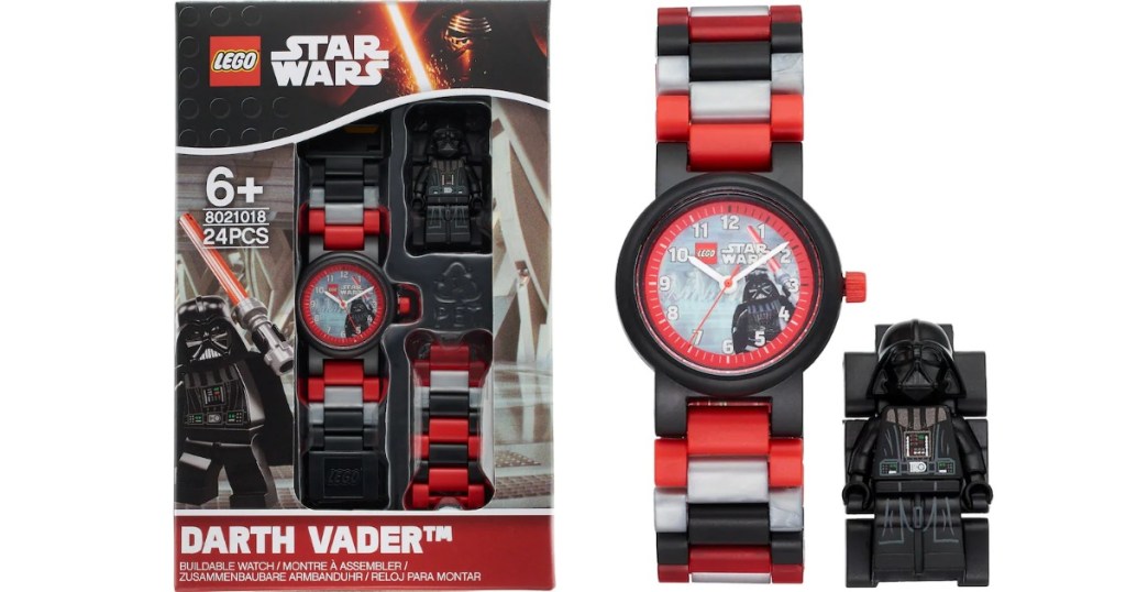 LEGO Darth Vadar watch and box