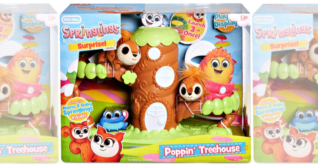 Little Tikes Springlings Surprise Poppin' Treehouse Set