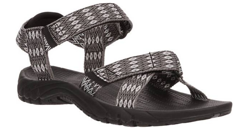 Black women's river sandals