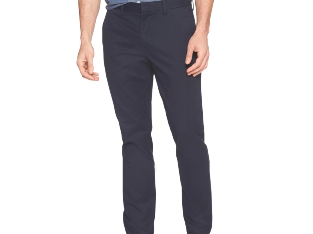 Men's navy pants