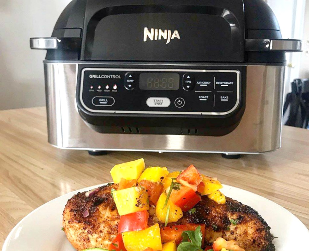 Ninja Food indoor grill on counter