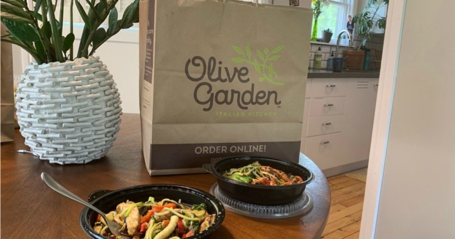 TWO Olive Garden Meals Just $16.49 Delivered – Lunch AND Dinner Covered!