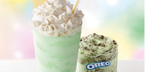 McDonald’s Shamrock Shake is Back + NEW Oreo Shamrock McFlurry