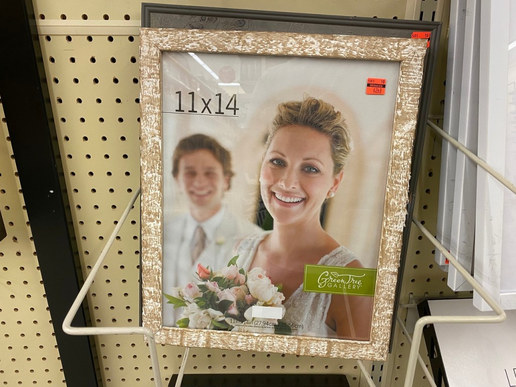 Photo Frames in Hobby Lobby wire shelf