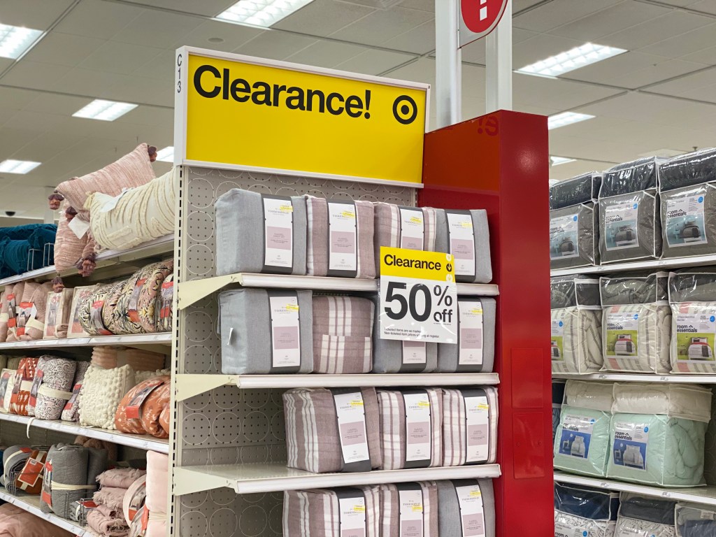 Target Sheet Sets clearance end cap 