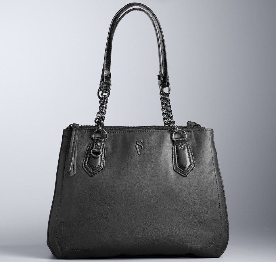 Vera Wang satchel in black