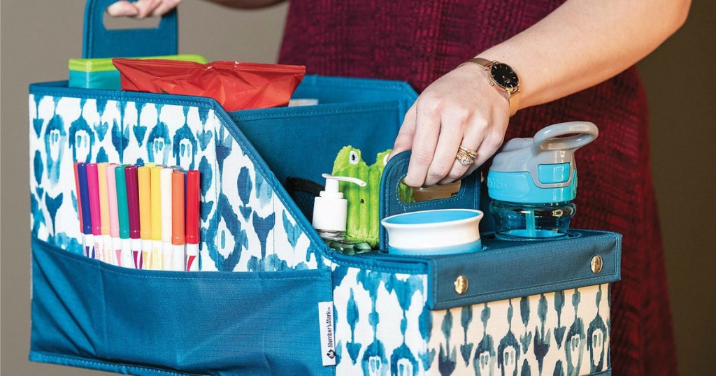 Member's Mark Car Organizer full of kid's gear